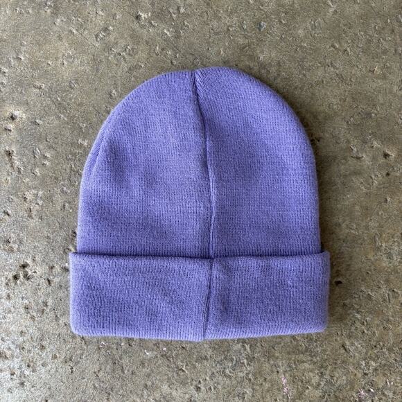MAD Engine Care Bear Beanie Purple Knit Beanie Hat OS - Picture 2 of 3